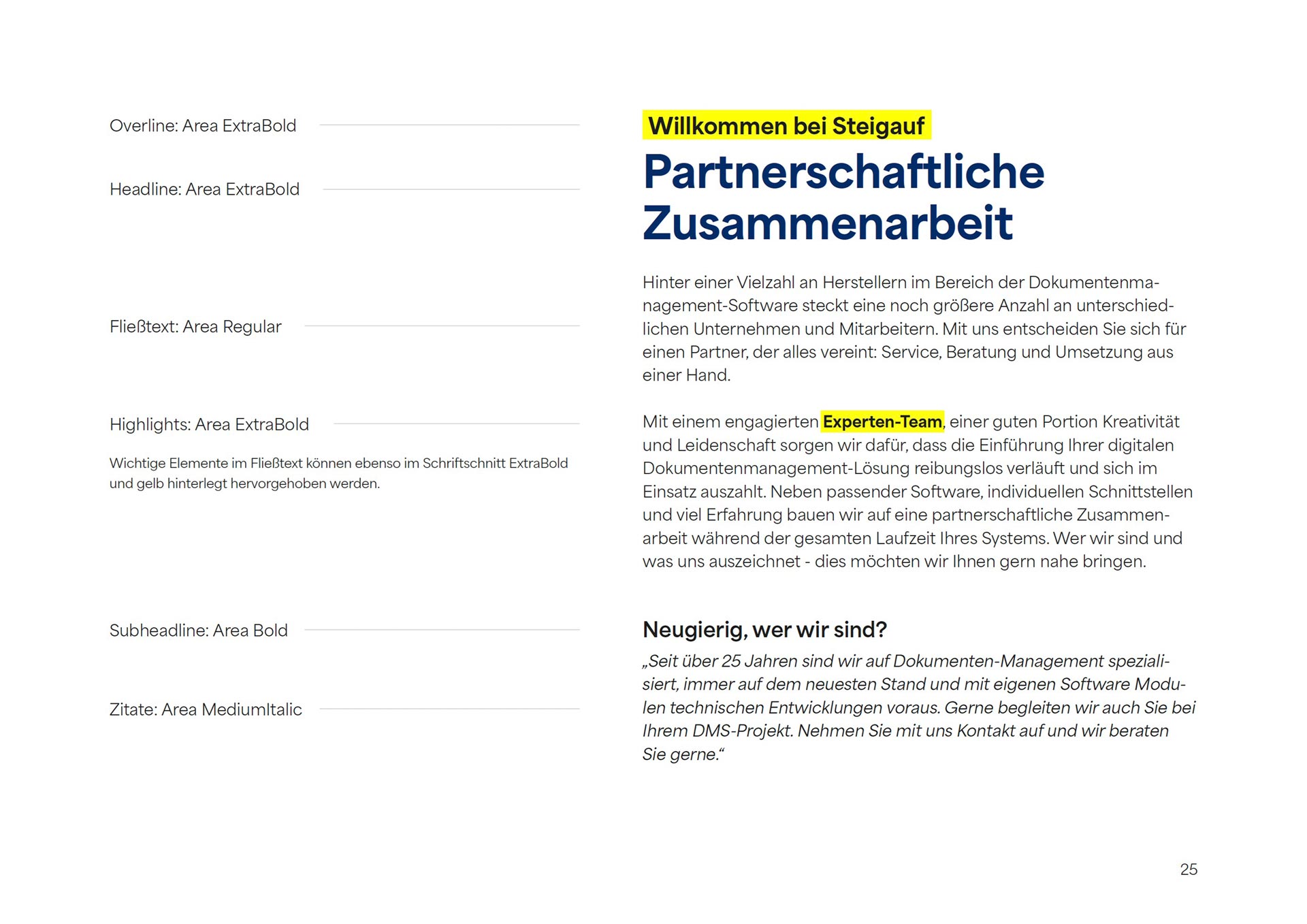 Steigauf Corporate Design